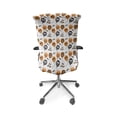 thumbnail image 5 of Ambesonne Horror Office Chair Cover Stretchable High Back, Balloons and Candies Motifs, Multicolor, 5 of 6