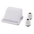 thumbnail image 2 of Support de Caravane RV Double Fil Gland Box Câble d'Entrée de Toit Connecteur Support Accessoires de Véhicule Récréatif RV Yacht Voiture, Facile à Utiliser, 2 of 7