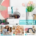 thumbnail image 2 of Mini Sewing Machine for Beginners, Electric Portable Small Sewing Machine with 12 Built-In Stitches Reverse Sewing Adjustable Speed LED Light Foot Pedal Heavy Duty Household Mending Stitching Machine, 2 of 9
