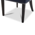 thumbnail image 4 of CHITA Upholstered Dining Chairs Set of 2 Kitchen Chairs, Full Back&Wood Legs, Fabric in Insignia Blue, 4 of 7