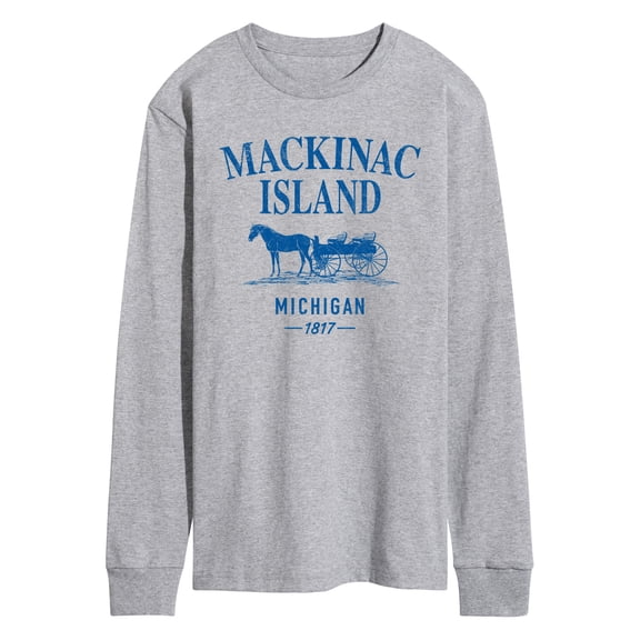Instant Message - Mackinac Island Long Sleeve Graphic T-Shirt