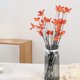 thumbnail image 5 of Simulation Maple Red Leaves Decorative Fall Color Home Flower Arrangement Entrance Decoration Fake Flowers, 5 of 6