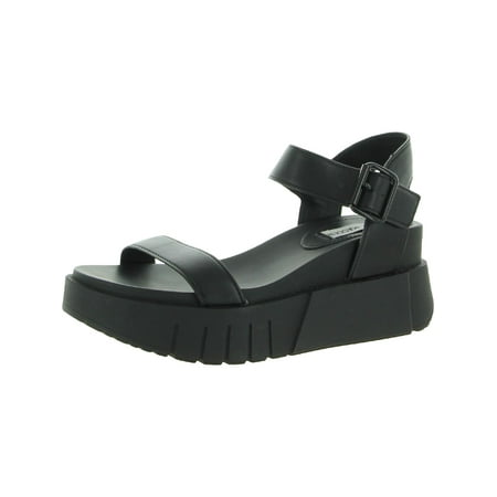 

Steve Madden Womens Pastry Leather Comfort Footbed Sport Sandals