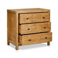 thumbnail image 2 of BIKAHOME Bois Rustique avec Commode à 3 Tiroirs en Chêne, 2 of 6