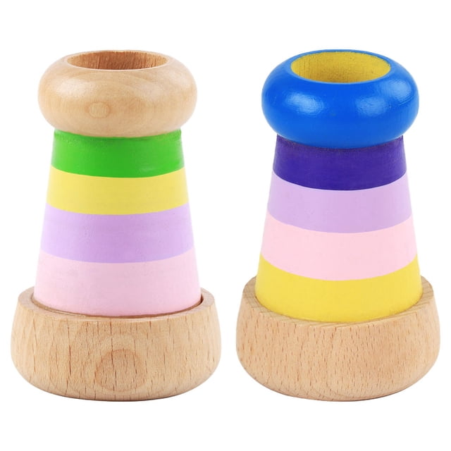 WEUVEB 2Pcs Kaleidoscope Toy Poly Prisms Lens Design Educational Children 15X8Cm