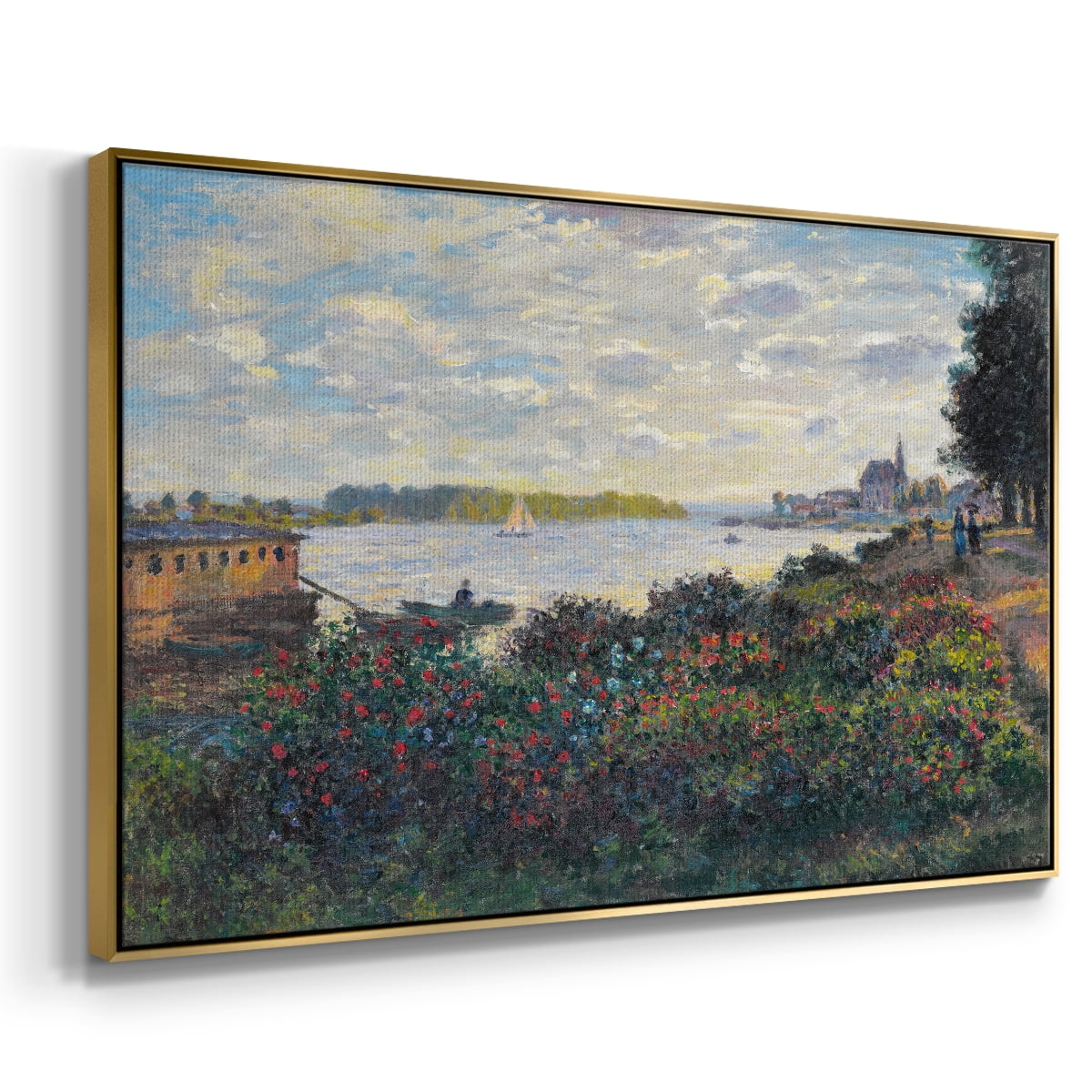 Vintage Landscape-CII By Wexford Home Framed in Gold Wood Gallery Wrapped Canvas 17 in. x 25 in.