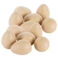 thumbnail image 2 of Factory Direct Craft Paper Mache Eggs, 4" x 2.5", Natural, 12-Pack, Paintable Craft Eggs for DIY Projects, 2 of 4