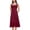 Wine, variant on Women's A-Line Cocktail Dress, Sexy Criss Cross Backless Party Dresses, Flattering Ruched Waist French Square Neck Summer Wedding Guest Midi Gown