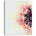 thumbnail image 2 of Pink Purple Abstract Flower Sketch - Floral Canvas Art Print, 2 of 4