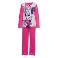 thumbnail image 6 of Girls Licensed Character Long Sleeve Top and Pants Sleep Set,  2-Piece, Sizes 4-12, 6 of 7
