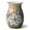 Pink Rose​, variant on EFISPSS 8 inch Glossy Ceramic Vase, Hand-painted Blue and White Plumeria, Coastal Beach Theme Decor for Tabletop