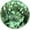 Green, variant on Decadence 14K Yellow Gold Plated Sterling Silver 3mm Round Created White Sapphire April Birthstone Screwback Stud Earrings