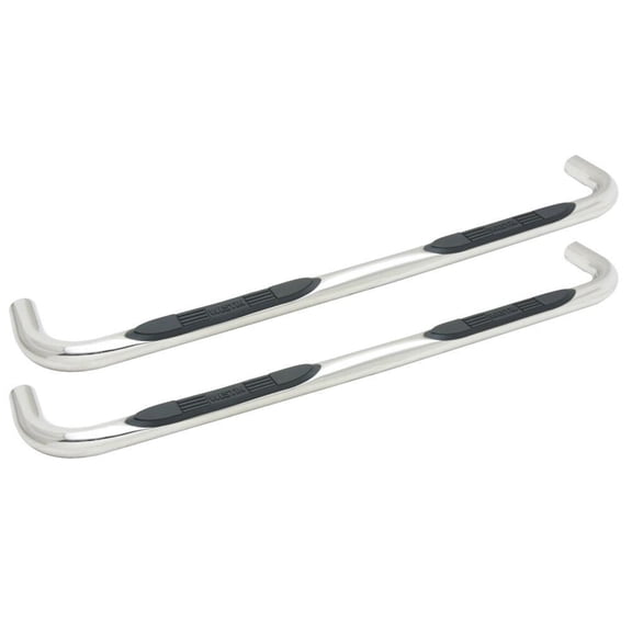 Westin 23-3000 E-Series 3" Round Nerf Step Bars - Polished Stainless Steel Fits select: 2001-2002,2007 CHEVROLET TAHOE