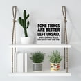 thumbnail image 5 of Zomyto 7x7 In Apology Gift for Women Men Apology Wooden Wooden Box Sign Some Things are Better Left Unsaid Desk Decorative, 5 of 7