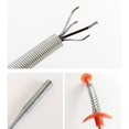 thumbnail image 3 of Kenally Atrapadores de pelo largos de varios tamaños de acero inoxidable, herramienta de captura resistente al desgaste para baño, cocina, Artesanía Negro 60cm, 3 of 6