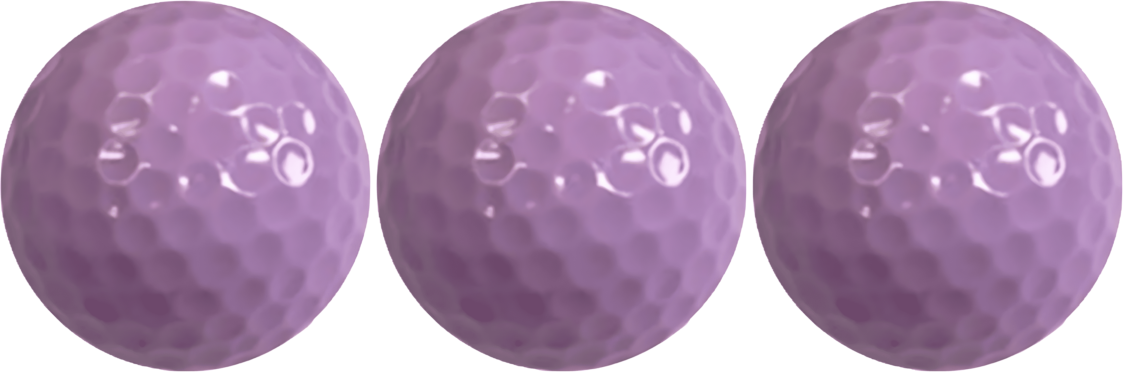 Lavender Floating Golf Balls 12 Pack by GBM Golf