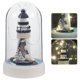 thumbnail image 5 of Faro Luz De Noche Led Lámpara De Faro Decoración En Luz De Cúpula De Plástico Con Base Para Decoración Del Hogar Boda Fiesta De Cumpleaños Regalo De San Valentín, 5 of 7