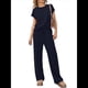 thumbnail image 2 of Conjunto Informal de Dos Piezas de Punto Acanalado para Mujer, Camiseta de Corta y Pantalón , Ideal para el Hogar y para Viajes Azul Oscuro XL, 2 of 7