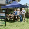 thumbnail image 4 of NiamVelo 10x10 Pop up Canopy , Canopy Tents for Outside Folding Canopy Tents Big Party Tent with Backpack Bag (Blue), 4 of 10