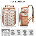 thumbnail image 3 of Cute Cartoon Crab Backpack Cooler, Leakproof Insulated Cooler Bag, Waterproof Lunch Backpack for Ocean Fans, Beach Picnics, Hiking, 3 of 6