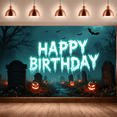 thumbnail image 5 of Neon Theme Banner Spooky Halloween Decorative Colorful Design for Birthday Party Holiday Event Indoor Decoration, 5 of 9