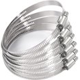 thumbnail image 1 of Manguera S 304 Sin tubo de acero S Paquete de 6 Adjable S Tornillo sin fin S (59-82 mm) Compatible con Auto Ry, 1 of 5