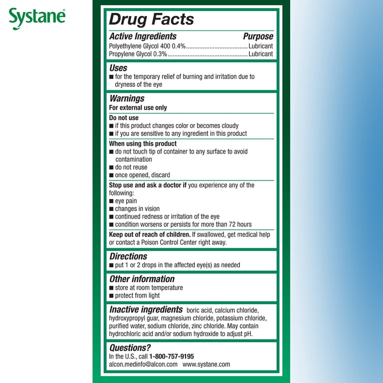 Systane Original Preservative Free Lubricating Dry Eye Drops for Sensitive  Eyes, 30 Vials HSA/FSA Eligible