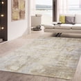 thumbnail image 3 of Pasargad Home Beverly 10' x 14' Hand-Loomed Bamboo Silk Silver/Brown Rug - All Ages, Indoors, 3 of 4