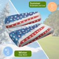 thumbnail image 5 of HUIACONG American Flag Design Golf Club Car Accessories Golf Cart Seat Covers for 2-Person Seats Golf Carts 2 Seats, Easy to Install Sweat Absorption Golf Cart Seat Towel Blanket, 5 of 7