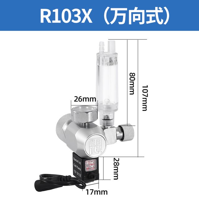 ZRDR ten thousand lead decompression table carbon dioxide reverse bubble meter co2 large double table pressure reducing valve solenoid valve small single table