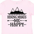 thumbnail image 4 of Inktastic Hiking Makes Me Happy Mountain Hiker Boys or Girls Toddler T-Shirt, 4 of 5