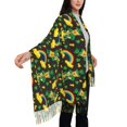 thumbnail image 4 of Cauagu Happy St. Patrick's Day Print Women Wrap Shawl tassels Scarves Retro Scarf 77.6"X28.3", 4 of 8