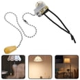 thumbnail image 2 of Desktop Lamp Switch Sturdy Lamp Bulb Switch Pull Chain Switch Replacement Ceiling Light Switch, 2 of 5