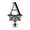 A, variant on Halloween Metal Hanging Ornaments Initial Name Personalized Hanging Tags Black Cutout Spiderweb Monogram Sign for Halloween Party Home Indoor Outdoor Decorations
