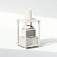 thumbnail image 5 of Furinno Turn-N-Tube Nightstand, Bedside Table, White/White, 5 of 6