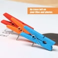 thumbnail image 4 of 50 chinchetas coloridas con clips de madera, chinchetas de madera duraderas, chinchetas decorativas, chinchetas para tablero de corcho, obras de arte, notas, fotos, proyectos de manualidades,, 4 of 7