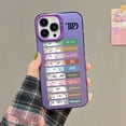 thumbnail image 4 of Funda para teléfono de la popular cantante T-Taylor Swifts para iPhone 12 11 13 14 15 16 Max Pro Plus Laser Cover, 4 of 5