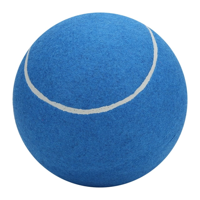 Inflatable Tennis Ball, Tennis Ball Portable Wear Resistant Safe Soft for Playing for Signature for Exhibition Blue