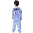 thumbnail image 4 of Disfraces de Lilo Stitch para niños, mono Kigurumi, pijamas de Stitch, ropa de dormir bonita con capucha para Halloween, ropa para niños y niñas, 4 of 4