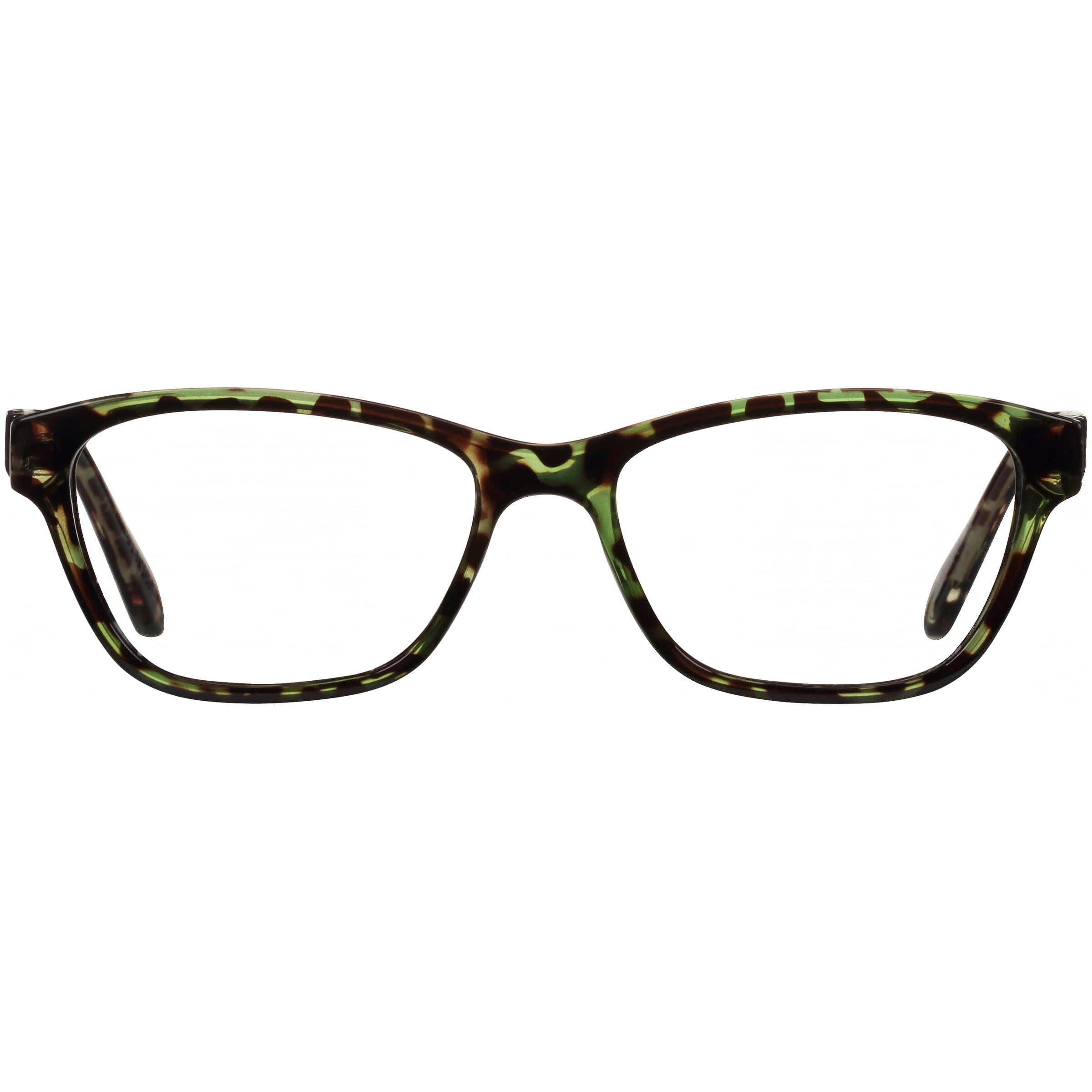 EV1 from Ellen DeGeneres amelia green tortoise eyeglass frames with