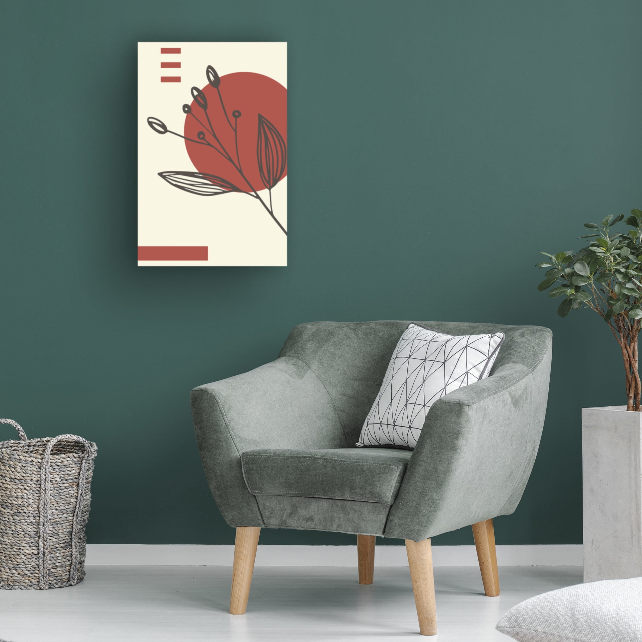 Trademark Fine Art jay stanley Boho Botanicals 4 Canvas Wall Art