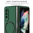 thumbnail image 4 of Allytech Magntic Case for Samsung Galaxy Z Fold 3, Compatible with Magsafe Wireless Charging Support Drop Proof Anti-Scratch Shockproof Slim Case Cover for Samsung Galaxy Z Fold 3 - Deep Green, 4 of 9