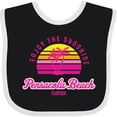 thumbnail image 3 of Inktastic Summer Enjoy the Sunshine Pensacola Beach Florida in Pink Boys or Girls Baby Bib, 3 of 4