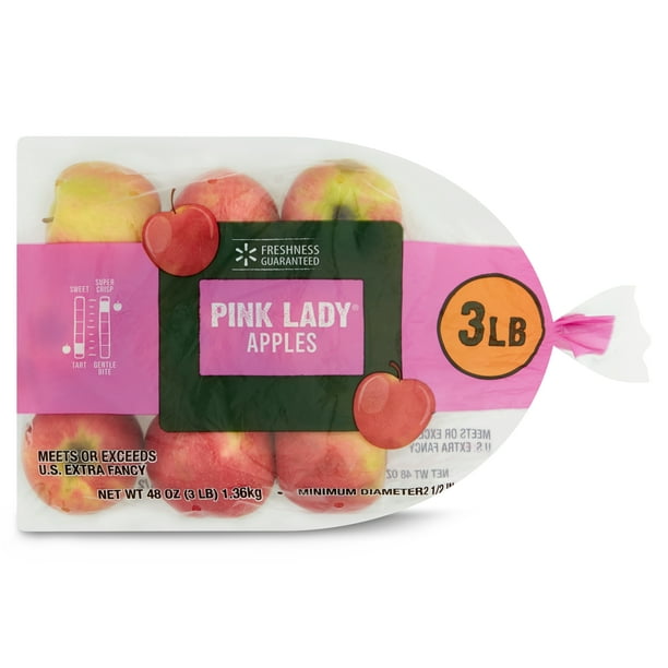 Freshness Guaranteed Pink Lady Apples, 3 lb Bag