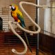 thumbnail image 2 of Posadero de Cuerda para Pájaros Unique Bargains para Lores Jute Boing con Base de Madera Accesorio de Escalada para Jaula para Cockatiel Conure Macaw Marrón, 2 of 7