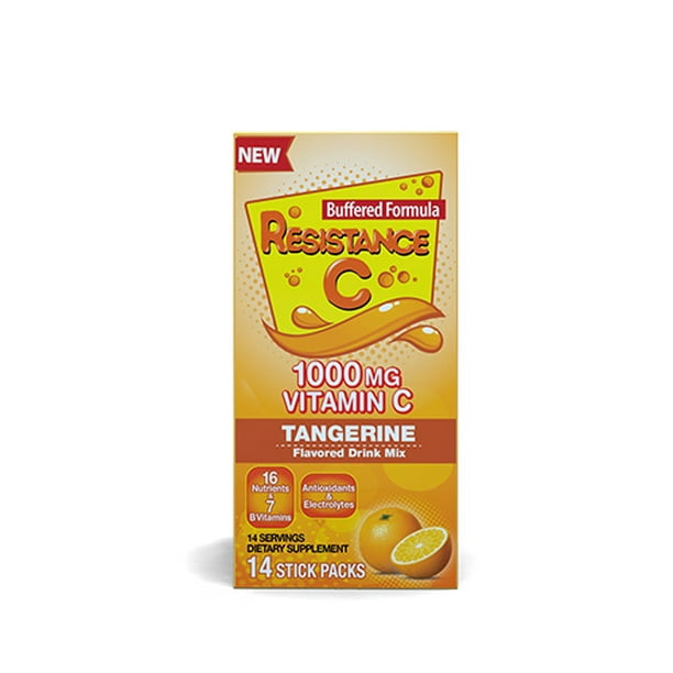 Resistance C Vitamin C Stick Packs, 16 Nutrients & 7 BVitamins, Help