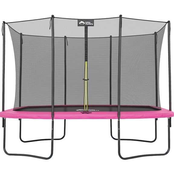 Trampolin Rectangular Little Monkey 10x7ft Brincolin Malla Seguridad