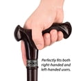 thumbnail image 4 of Bastón Asterom - Hecho a mano, ergonómico, para hombre - Bastones de madera para personas mayores, únicos (nogal, 96 cm), 4 of 5