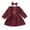 Z-wine-a, variant on GZEFJRQM Teen Black Dress Square Neck Dress Black Skater Dress White Casual Dress Winter Baby Shower Dress Gift, Brown 2-3 Years