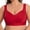 Red, variant on Lumistal Bras for Women No Underwire Front Closure Wireless Full Cup Bra Side Breast Support Anti Sagging Comfort Bra Plus Size Bras for Women XL